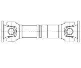 Карданный вал с компенсацией длины