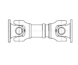 Короткий карданный вал